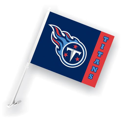 Tennessee Titans NFL Car Flag with Wall Brackett