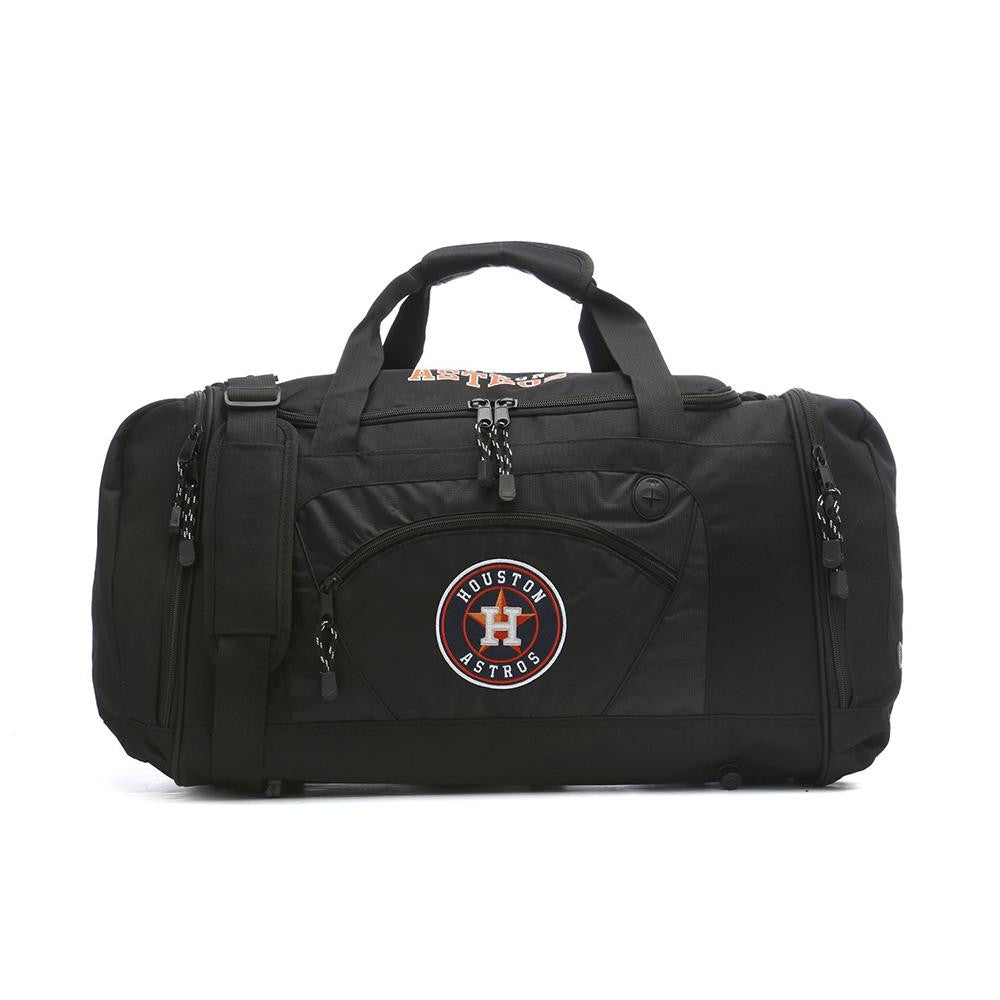 Houston Astros MLB Roadblock Duffle Bag (Black)