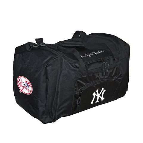 New York Yankees MLB Roadblock Duffle Bag (Black)