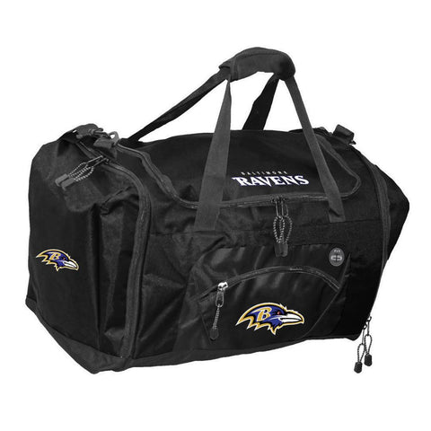 Baltimore Ravens NFL Roadblock Duffle Bag (Black)