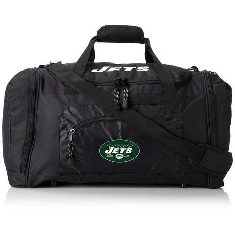 New York Jets NFL Roadblock Duffle Bag (Black)