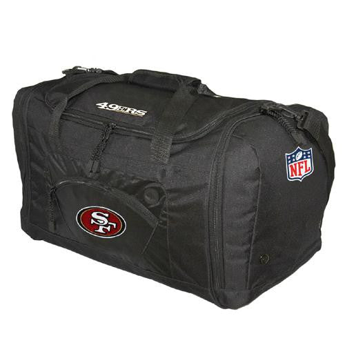 San Francisco 49ers NFL Roadblock Duffle Bag (Black)
