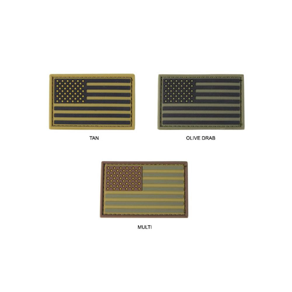 PVC US Flag Patch Color- Multicam (6 Pack)