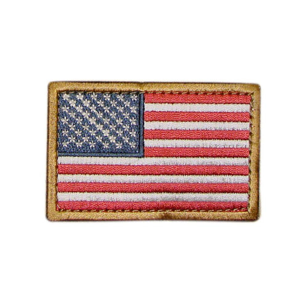 US Flag Patch Color- RWB (6 Pack)