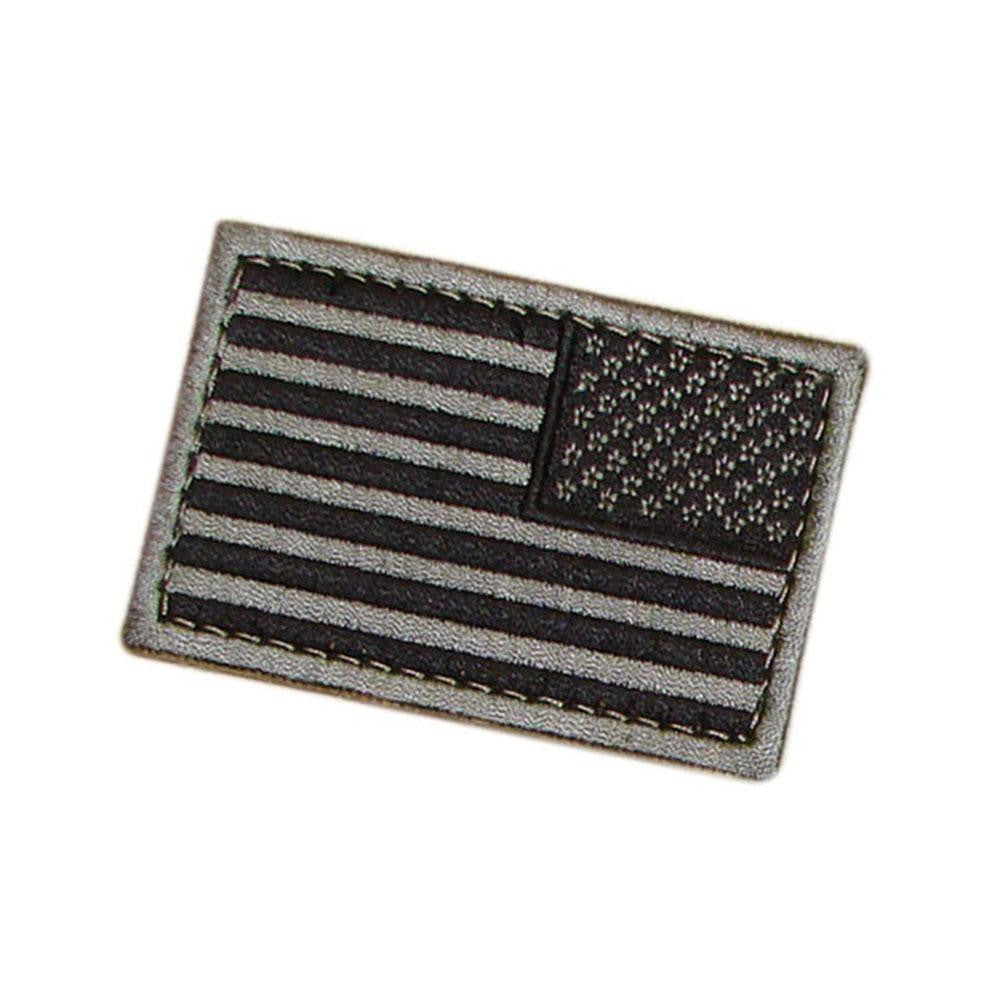 US Flag Patch Reverse Color- Foliage (6 Pack)