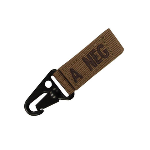 Blood Type Key Chain (A Negative) Color- Tan