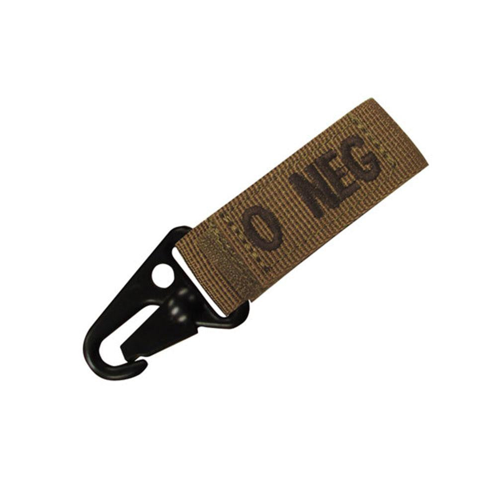 Blood Type Key Chain (O Negative) Color- Tan