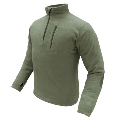 1-4 Zip Pullover Color- OD Green