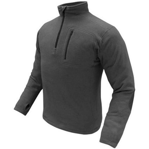 1-4 Zip Pullover Color- Black