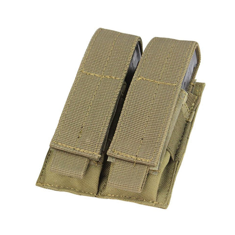 Double Pistol Mag Pouch Color- Tan