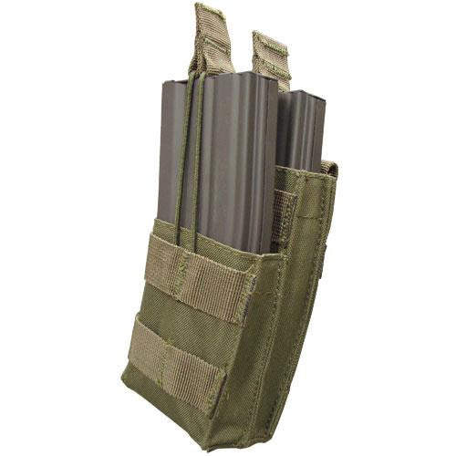 Single Stacker M4 Magazine Pouch (Hold 2 Mags) Color: OD Green