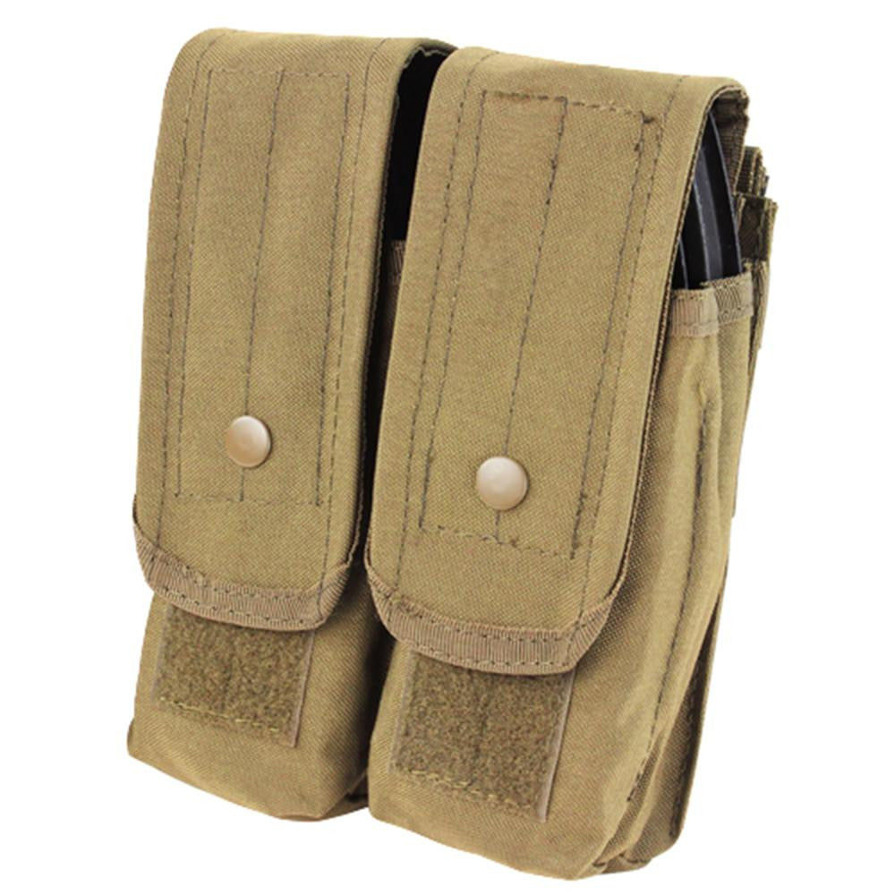 Double AR-AK Mag Pouch Color- Tan