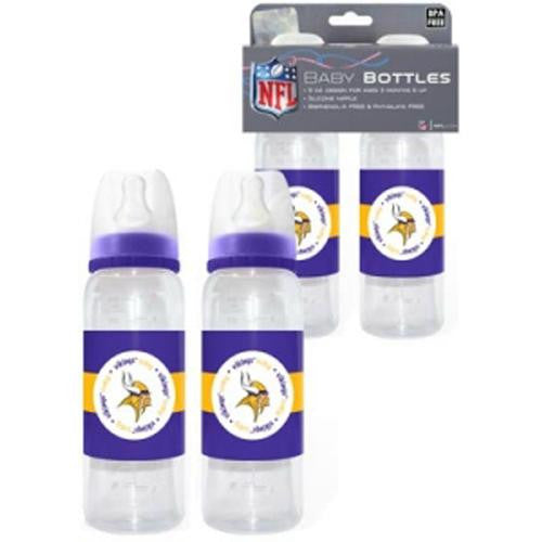 Minnesota Vikings NFL Baby Bottles (2Pack)