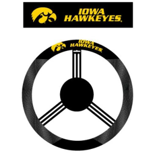 Iowa Hawkeyes NCAA Mesh Steering Wheel Cover