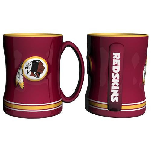 Washington Redskins NFL Coffee Mug - 15oz Sculpted (Single Mug)