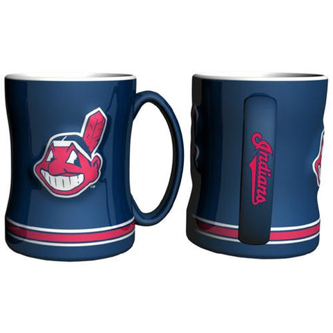 Cleveland Indians MLB Coffee Mug - 15oz Sculpted (Single Mug)