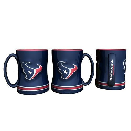 Houston Texans NFL Coffee Mug - 15oz Sculpted (Single Mug)