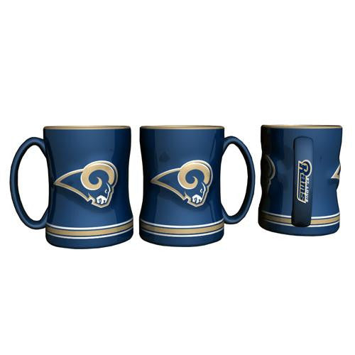 St. Louis Rams NFL Coffee Mug - 15oz Sculpted (Single Mug)