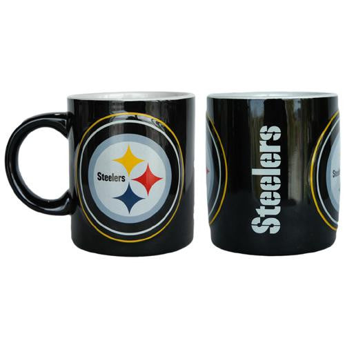 Pittsburgh Steelers NFL Coffee Mug - 14oz Sculpted Warm Up (Single Mug)