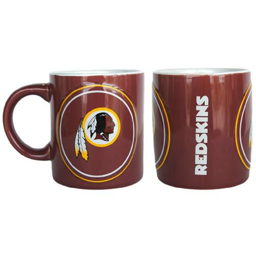 Washington Redskins NFL Coffee Mug - 14oz Sculpted Warm Up (Single Mug)