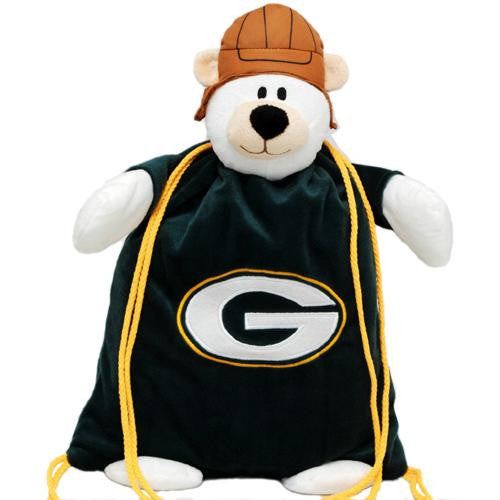 Green Bay Packers NFL Plush Mascot Backpack Pal