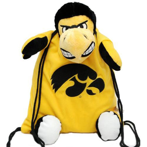 Iowa Hawkeyes NCAA Plush Mascot Backpack Pal