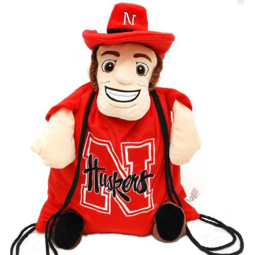 Nebraska CornHuskers NCAA Plush Mascot Backpack Pal