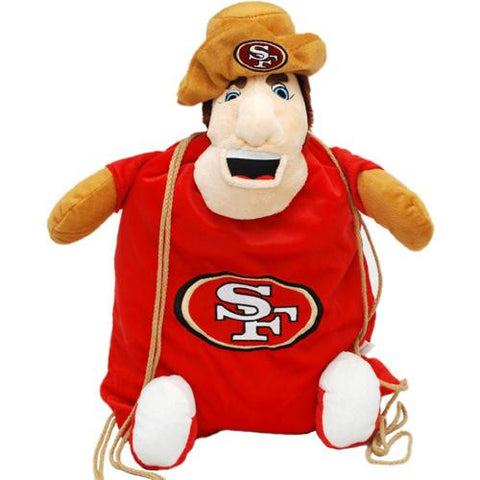 San Francisco 49ers NFL Plush Mascot Backpack Pal
