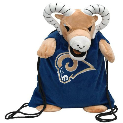 Los Angeles Rams NFL Plush Mascot Backpack Pal