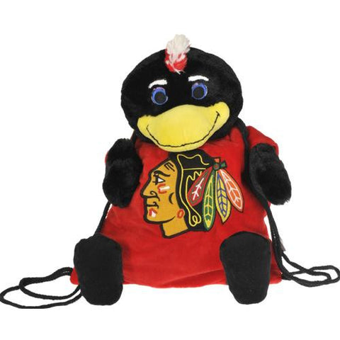 Chicago Blackhawks NHL Plush Mascot Backpack Pal