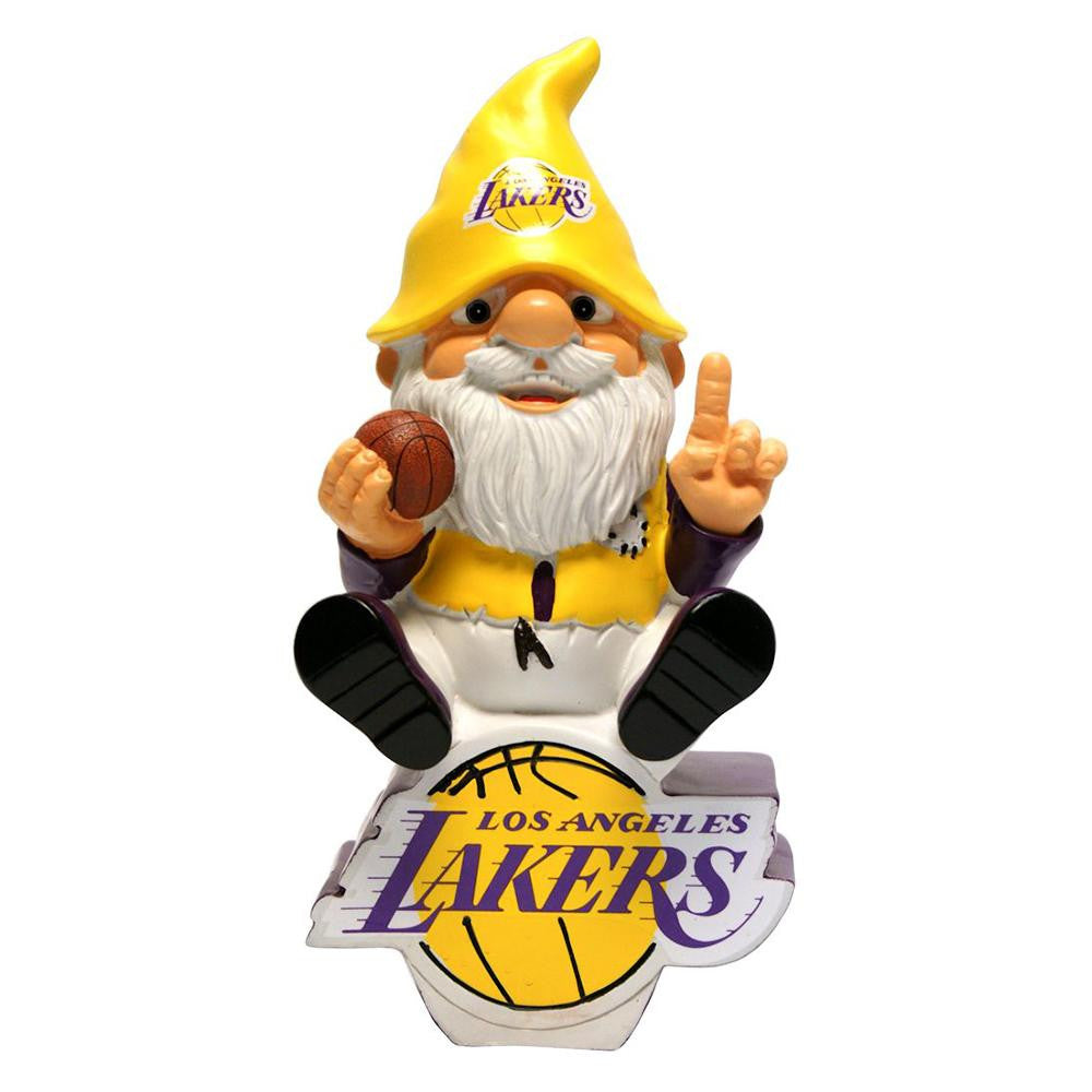 Los Angeles Lakers NBA Gnome On Team Logo
