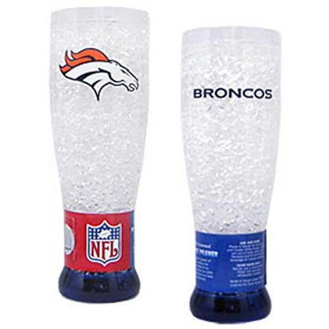 Denver Broncos NFL Crystal Pilsner Glass