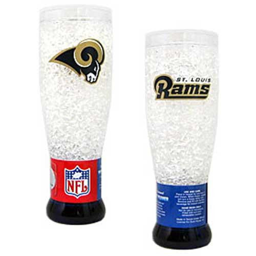 Los Angeles Rams NFL Crystal Pilsner Glass