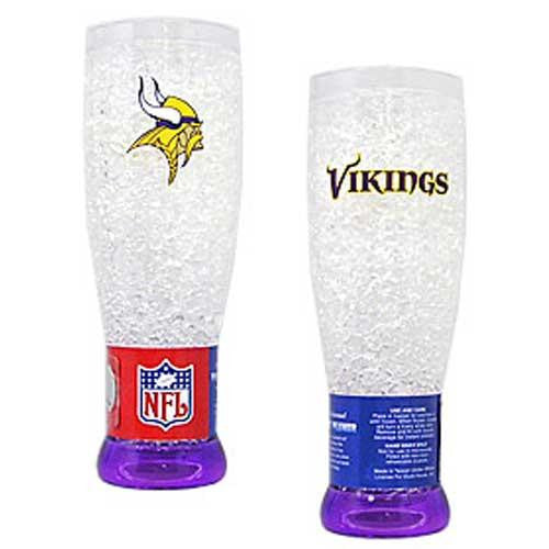 Minnesota Vikings NFL Crystal Pilsner Glass