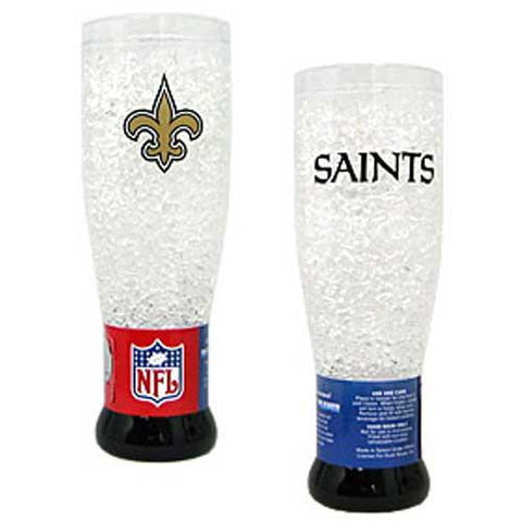 New Orleans Saints NFL Crystal Pilsner Glass