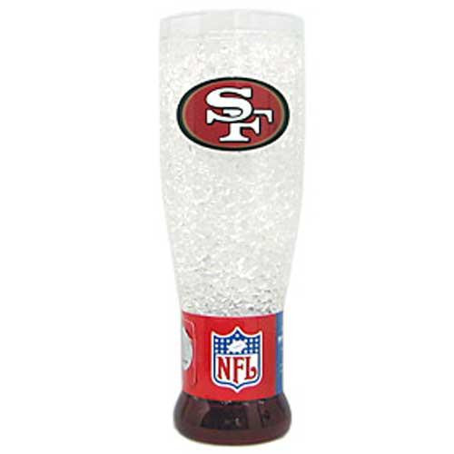 San Francisco NFL 49ers NFL Crystal Pilsner Glass