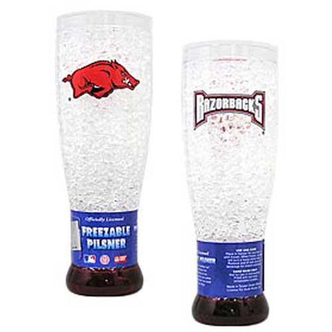 Arkansas Razorbacks NCAA Crystal Pilsner Glass