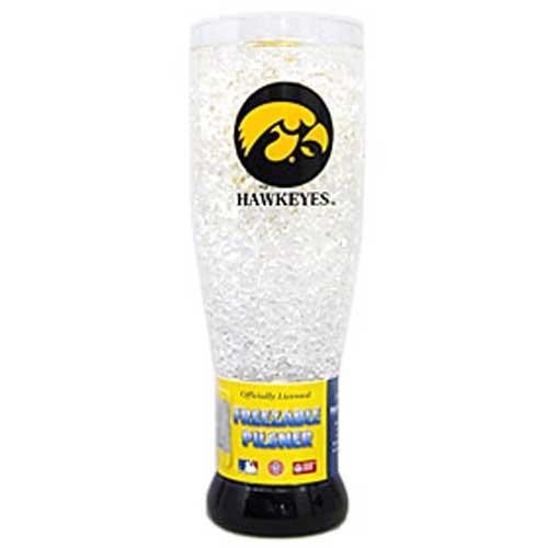 Iowa Hawkeyes NCAA Crystal Pilsner Glass