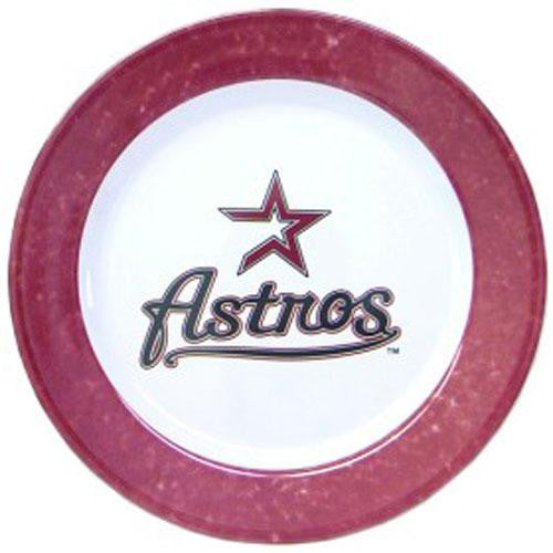 Houston Astros MLB 4 Piece Dinner Plate Set
