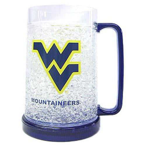 West Virginia Mountaineers NCAA Crystal Freezer Mug