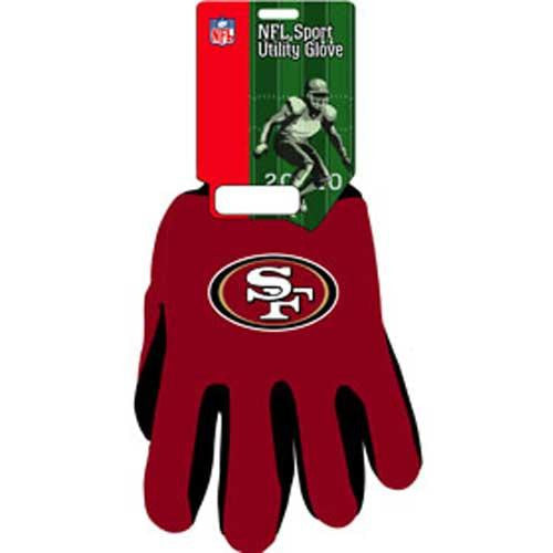 San Francisco 49ers NFL Two Tone Gloves