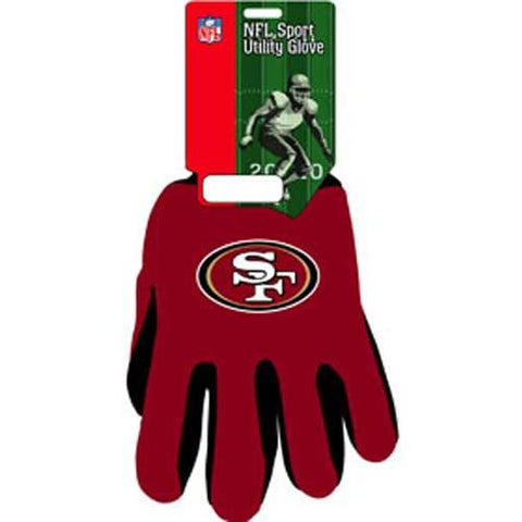 San Francisco 49ers NFL Two Tone Gloves