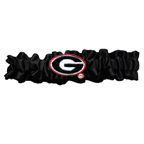 Georgia Bulldogs NCAA Dainty Satin Garter (Black)