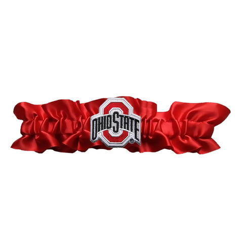 Ohio State Buckeyes NCAA Dainty Satin Garter (Red)