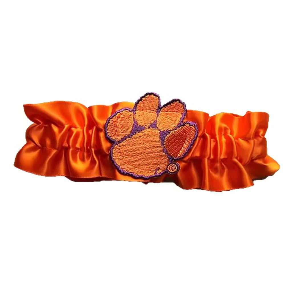 Clemson Tigers NCAA Satin Garter (Orange)