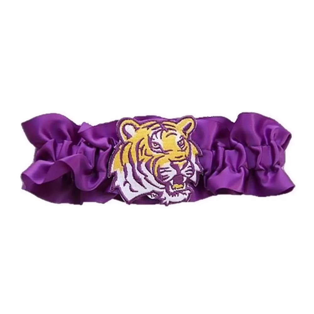 LSU Tigers NCAA Satin Garter (Purple)