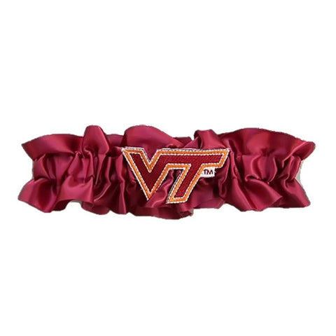 Virginia Tech Hokies NCAA Satin Garter (Maroon)