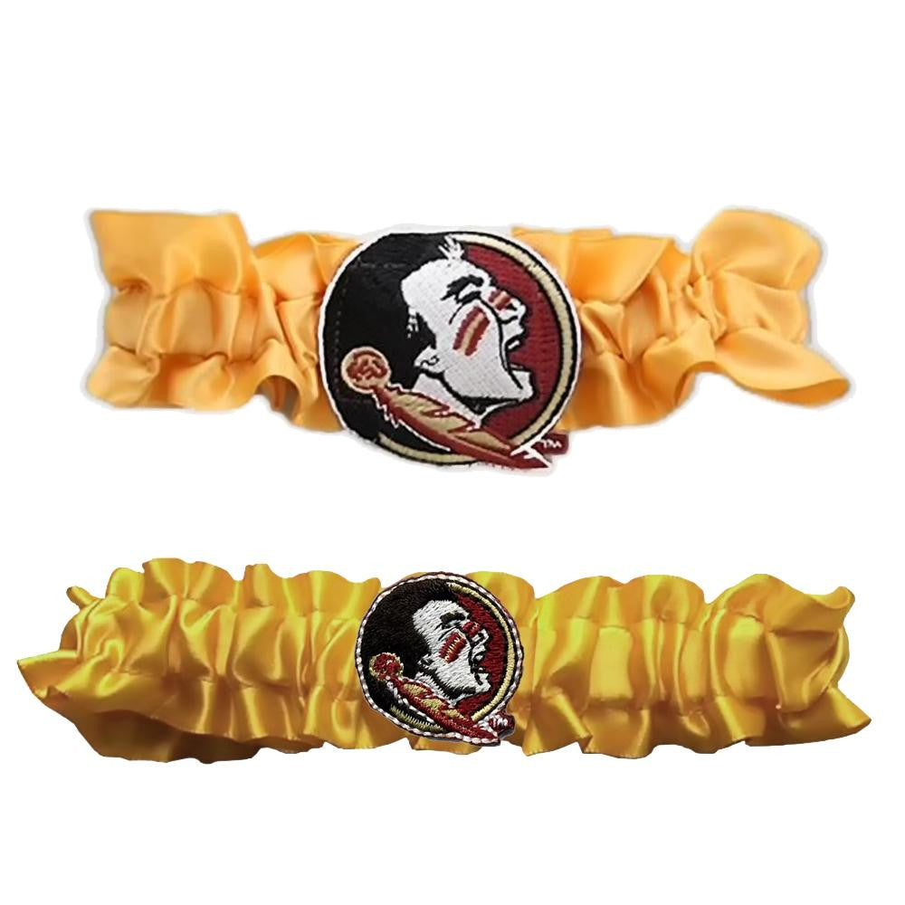 Florida State Seminoles NCAA Garter Set One to Keep One to Throw (Gold-Gold)