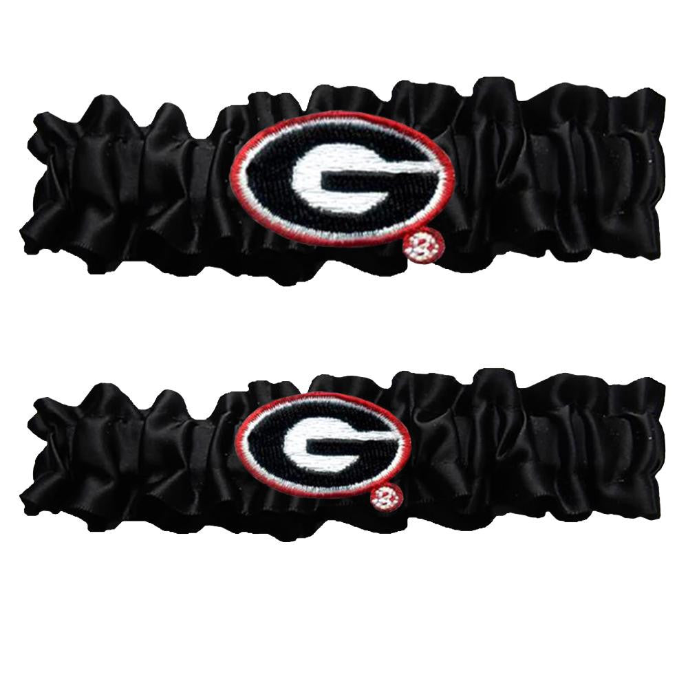 Georgia Bulldogs NCAA Garter Set One to Keep One to Throw (Black-Black)