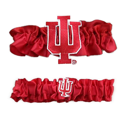 Indiana Hoosiers NCAA Garter Set One to Keep One to Throw (Red-Red)
